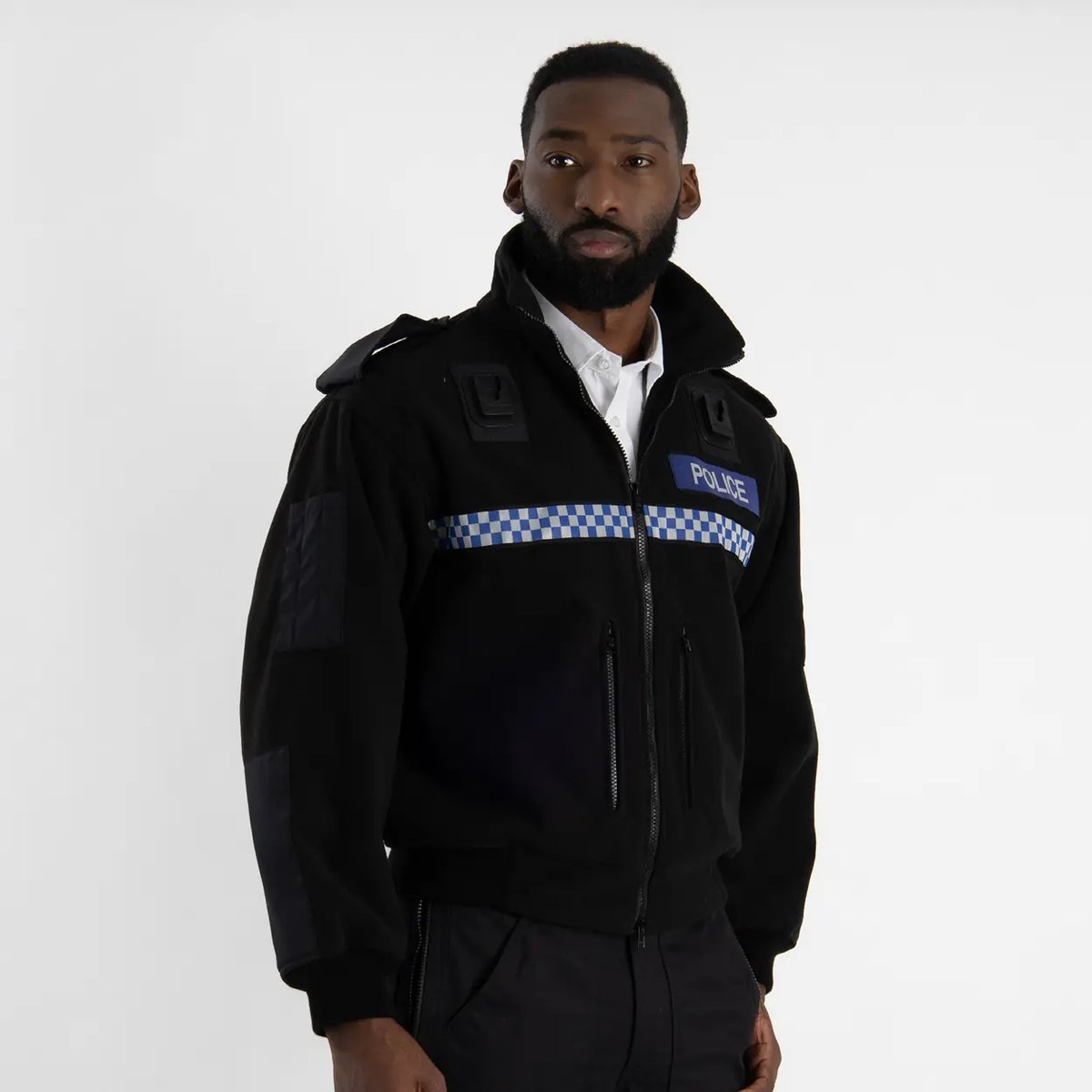Police fleece jacket new arrivals